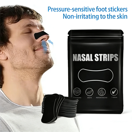 30/60/90/150/300Pcs Sleep Nasal Strips Set Anti Snoring Nose Strips Breathable Comfortable Improve Breathe Nose Patch Sleep Aid
