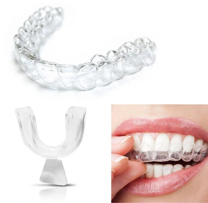 1-6Pairs Anti Snoring Bruxism Sleeping Mouth Guard Tray Stop Teeth Grinding Sleep Aid Night Guard Gum Shield Mouth Health Care