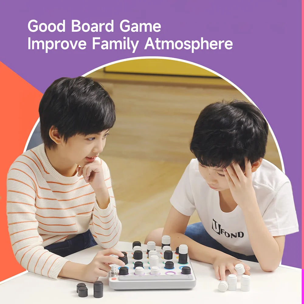 Giiker Smart Four Connected 5x5x5 3D Four in A Row Board Game with Intelligent AI Space Creative Interactive Toys For Kids Gifts