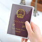 1PCS Travel Dirt Protection Passport Cover Wallet Purse PVC Transparent Women ID Business Credit Card Passport Holder Bag Pouch
