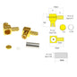 1pc or 10pcs  MCX Male Female Plug Jack  RF Coax Connector Crimp  for RG316  Cable Straight  Right  Angle  Goldplated Terminal