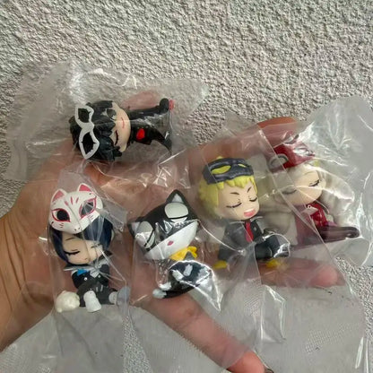 Persona 5 The Royal Sleeping Shoulder Anime Collectible Figure Action Figure For Desk Decor Joker Mona Skull Panther Fox