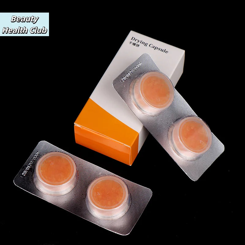 【4Pcs Hearing Aid Drying Capsules Desiccant Dehumidifier Drying Pallet For BTE】