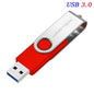 USB 3.0 Pendrive Memory Stick 4GB 8GB 16GB 32GB 64GB Metal USB Flash Drive Pen Drive USB Stick 128GB Rotatable Mini U Disk