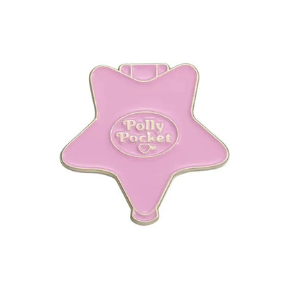 Polly Pocket Pendant Keychain Vintage Micro Playset Collectible Toy For Women Backpack Jacket Hat Fashion Accessory