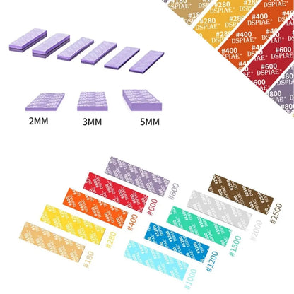 DSPIAE SS-S01 SS-S02 Model Sponge Sandpaper Combo Set for Gundam  Model Making Tool Grinding Polishing Sanding Paper DIY Craft