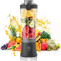 600ml Portable Mini Blender,USB Rechargeable Small Smoothie Blender,Large Capacity Travel Blender Portable Smoothies,Blends Ice
