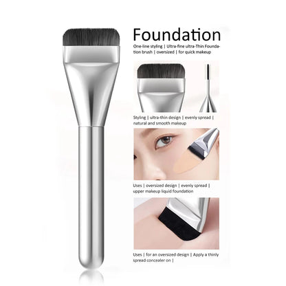 Makeup Brushes Foundation Professional Brush Tongue Shaped Liquid Foundation Concealer Brush Women Face Base Makeup Beauty Tools