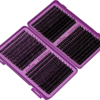 D Curl Individual Eyelash Clusters High Capacity Dense Eyelash Extension 8-16mm Suit for Different Makeup Beauty Long Lasting