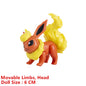 Pokemon Anime Action Figure Set - Pikachu Sun Elf Eevee Gengar Monsters Cartoon Model Toys Gift for Bulk Purchase
