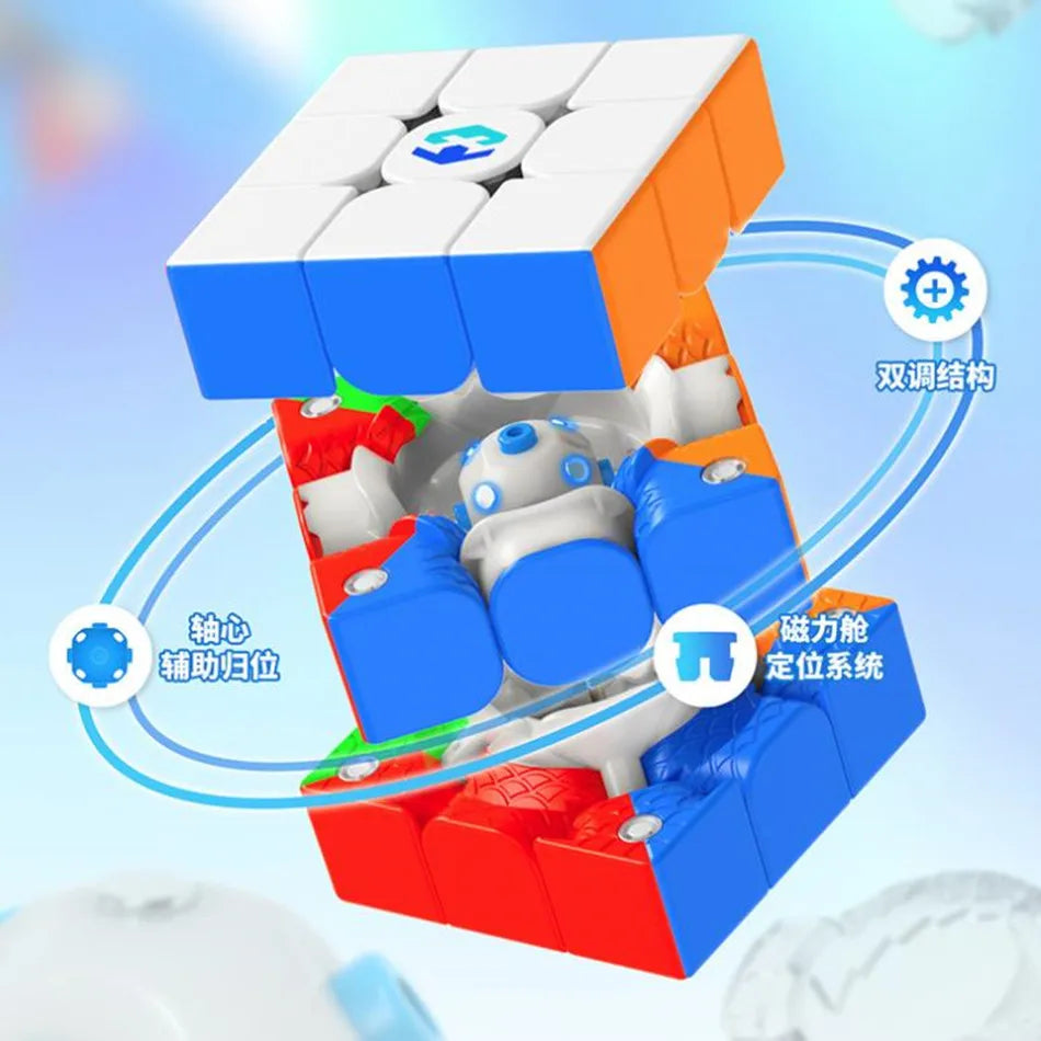 ZCUBE Co-branded TianMa 3x3x3 Magnetic /Axial Magnetic Magic Cube Professional Speed Education Cubo Magico Toys For Children