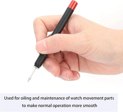 Automatic Watch Lubricant Oiler Oil Pin Pen Oiler Pen Pin Watch Clock Sewing Repair Tool Kit for Watchmakers Precision Tool
