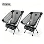 DOTWISE Portable Outdoor Camping Chair Breathable Moon Chair Fishing Chair  Aluminum Alloy MeshAnti-Sinking Lightweight Chair