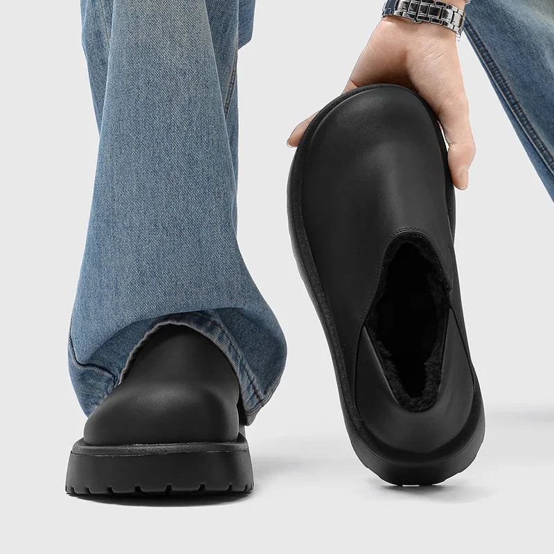 DIMANYU Men's Loafers Slip On Thick Platform Casual Shoes Men Non-slip Comfortable Moccasins Streetwear Footwear Men
