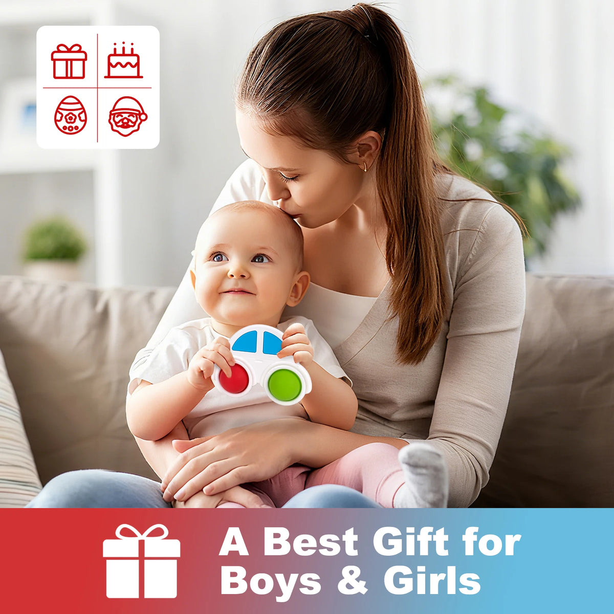 Baby Finger Toys Infant Montessori Colorful Sensory Toys Anti Stress Relief Toys Early Education Intensive Training Fidget Toys