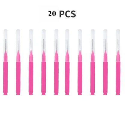 20/50PS Portable Mini Eyebrow Brushes Disposable Eyelash Brow Lifting Brush Applicators Lash Extension Comb Beauty Makeup Tools