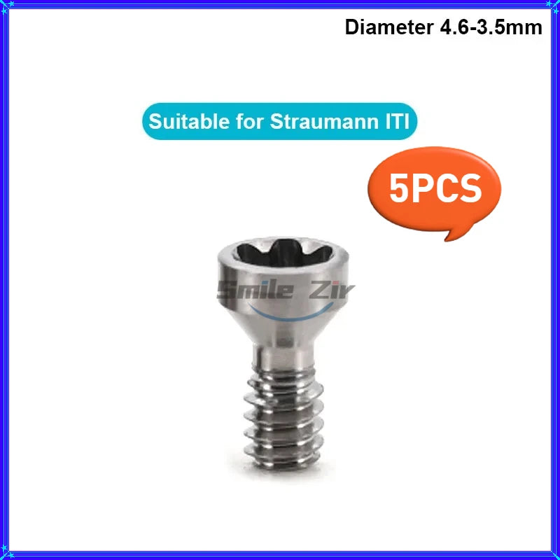 5PCS Dental Bridge Ti Screws  M1.4 Osstem Regular Mini Multi Unit Screw Adin Dentium ITI Anthogyr Dental Implant MUA Screws