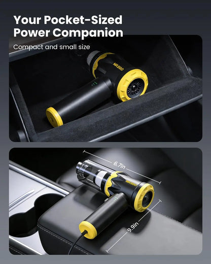 Handheld Car Vacuum Portable Cordless 20000Pa High Power Suction Mini Vacuum Cleaner 4-in-1 Portable Vacuum for Car Home Office