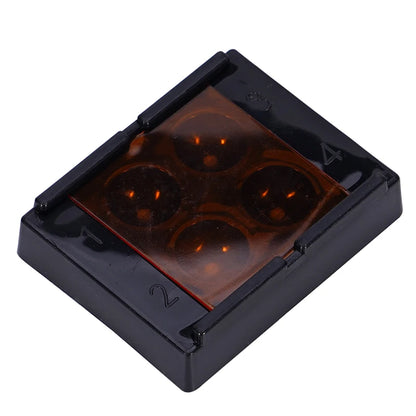 1pc Dental resin shading box, mixed composite cover protective cover, veneer storage box, denture patch sorting tool