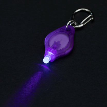 1/10/50/100pc/Mini LED Keychain light White Red Yellow Green Blue Purple light flashlight Portable Emergency Lighting Torch lamp