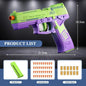 USP Soft Bullet Toy Pistol Shell Ejecting Continuous Firing Empty Hanging Design Outdoor Interactive Game Toy for Kids Gift