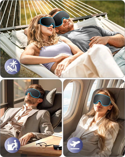 Eye Mask for Sleep Eye Sleeping Masks for Women and Men 3D Weighted Eye Cover Sleeping Mask Blackout Blindfold of Eyemask