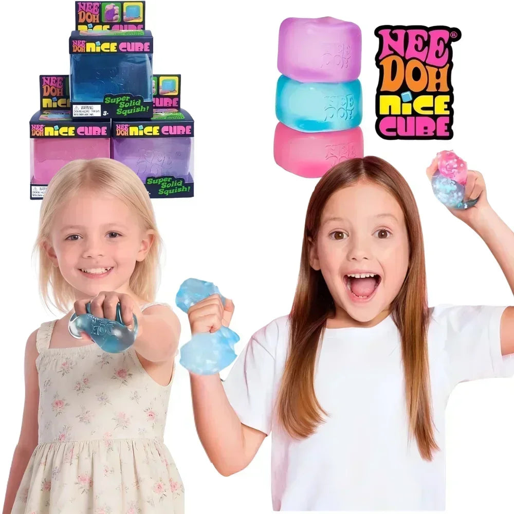 2026 Hot Schylling Needoh Nice Cube Stress Relief Sensory Toy for ADHD Focus and Anxiety Unisex Fidget Tool Soft Squishy Desk//'