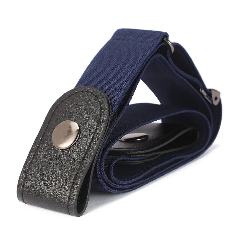1pc Buckle-Free Belt For Jean Pants,Dresses,No Buckle Stretch Elastic Waist Belt For Women/Men,No Bulge,No Hassle Waist Belt