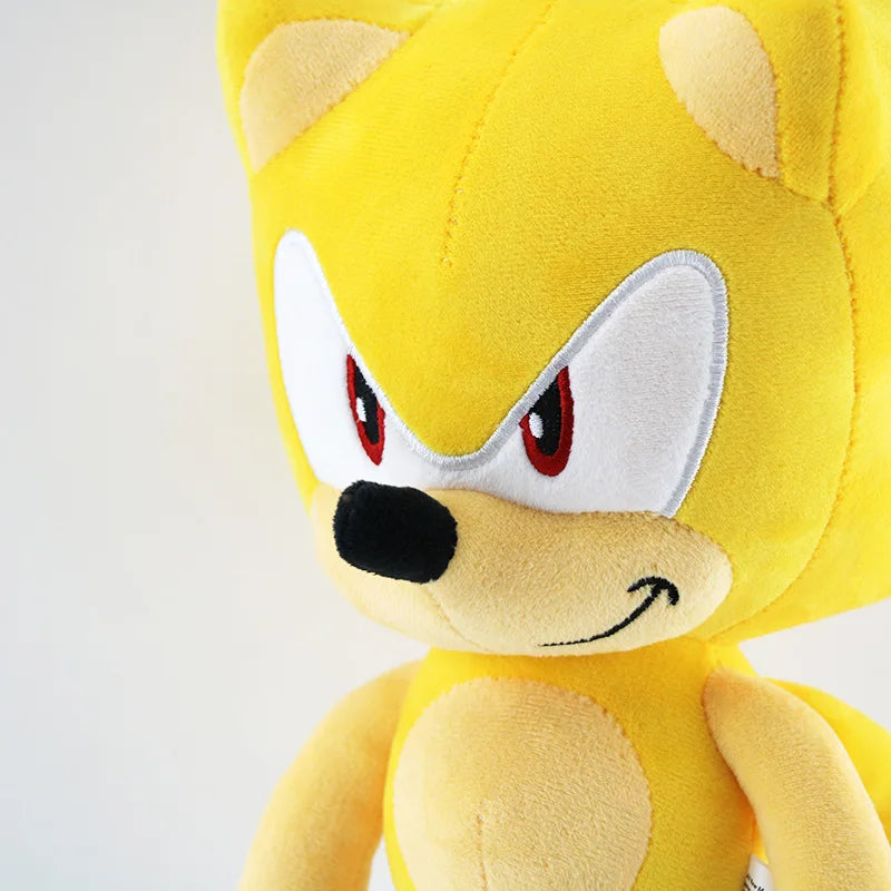 Hot 30CM High Quality Sonic Plush Toy Hedgehog Knuckles Tails Cute Cartoon Soft Stuffed Doll Birthday Gift for Children