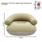 Inflatable Single Person Lazy Sofa U-Shaped Flocking with Armrests And Backrest Portable Outdoor Leisure Bean Bag Chair