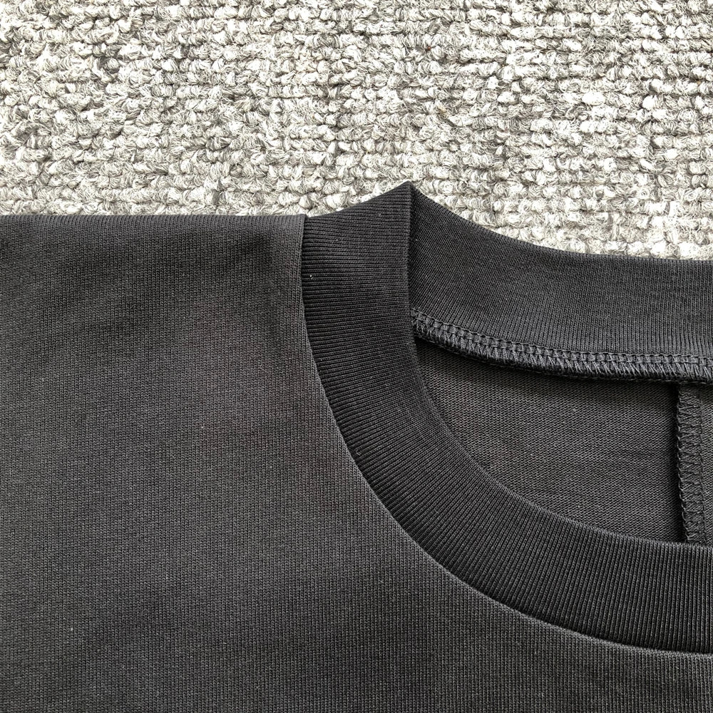 Yao Fashion HipHop Street Style Loose Baggy Casual Solid Color Unisex Tops Tanks Kanye West High Quality1:1 T Shirt For Men