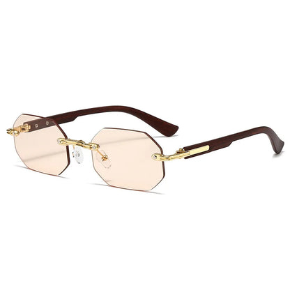 New Vintage Elliptical Sunglasses Women Men Polygon Sun Glasses Female Oval Eyewear Sunglasses for Male Female Eyeglasses