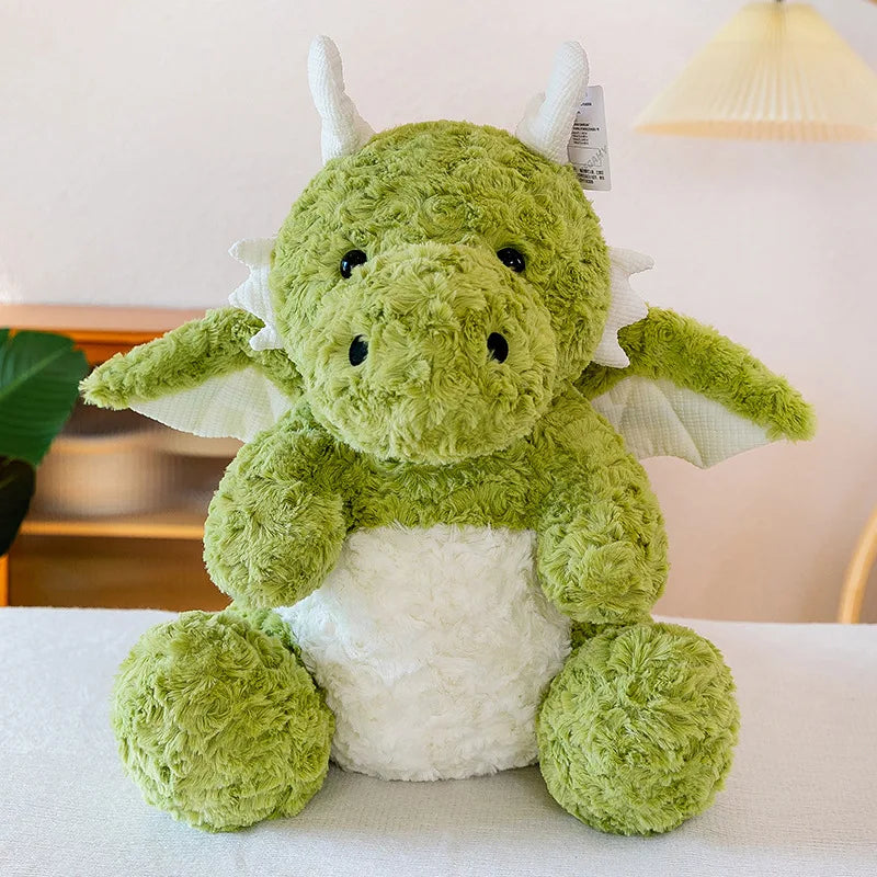 22-60CM Cute Pterodactyl Flying Dragon Doll Dinosaur with Wings Plush Toy Bed Pillow Sleeping Companion Soothing Gift for Kid