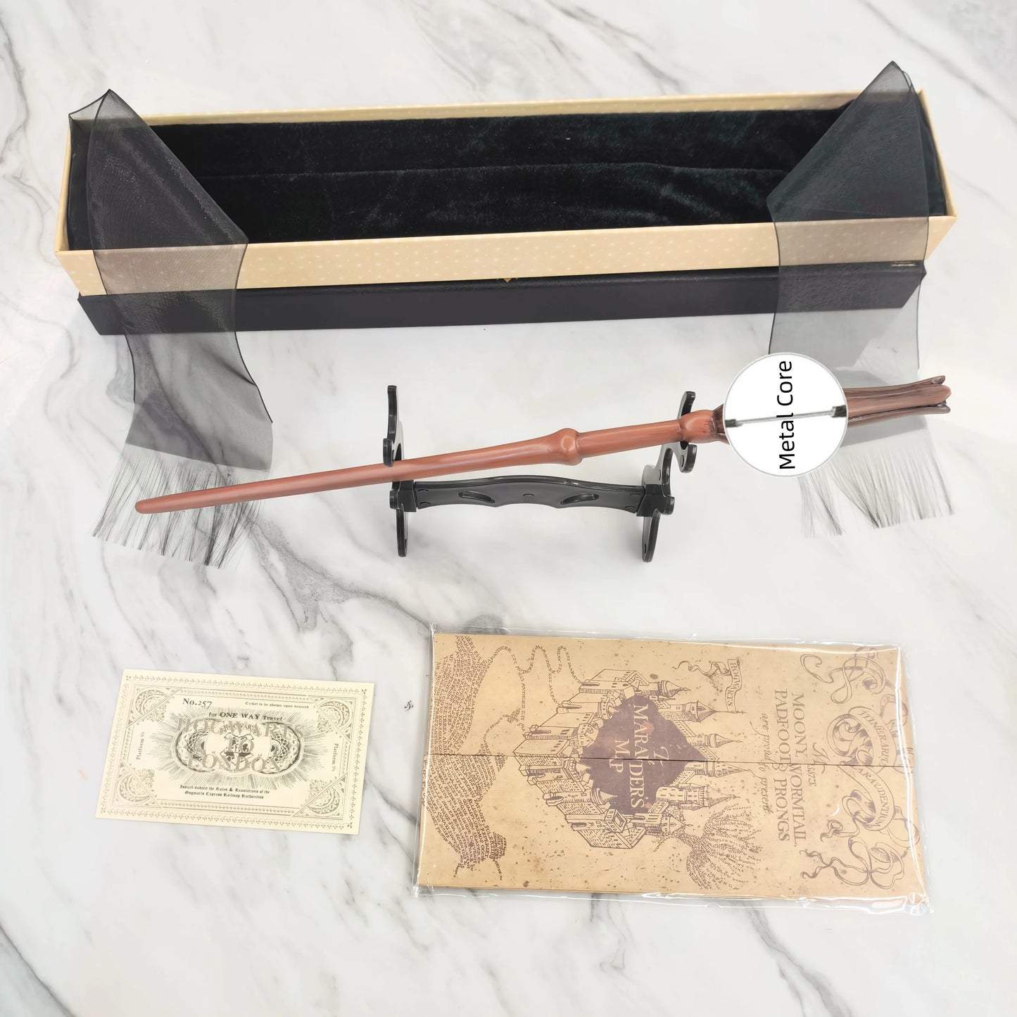 Gift Box Set Anime Cosplay Magic Wand With Box Children Decoration Toy Accessories For Kids Bacchetta Magic Stick