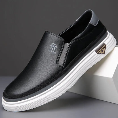 Men's Breathable Loafers Summer Comfort Soft Sole Slip-On Casual Shoes Anti-Slip Wear-Resistant Outdoor Men's Shoes-723