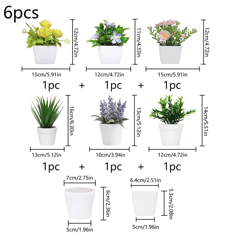 1SET Simulation Plant Potted Plant, Suitable For Commercial Office Counter, Living Room, Study, Courtyard, Home Decoration