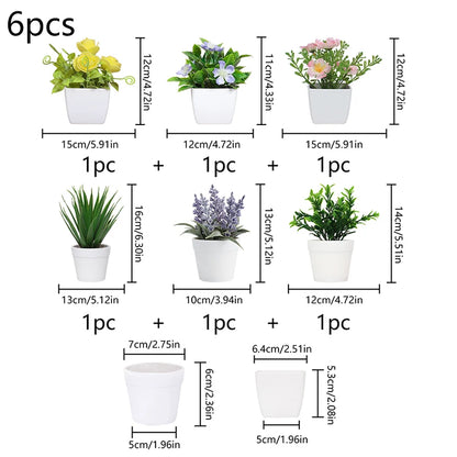 1SET Simulation Plant Potted Plant, Suitable For Commercial Office Counter, Living Room, Study, Courtyard, Home Decoration