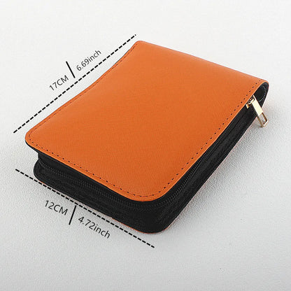 12 Slots Fountain Pen Case Pencil Case Pouch Bag PU Leather Case for JINHAO Pens