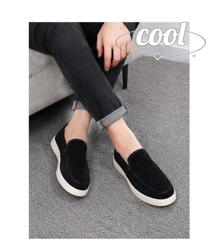 Summer Men's Casual Shoes Comfortable Platform Designer Loafers For Men Moccasins Breathable Slip-on Shoes Man Flat Office Shoes