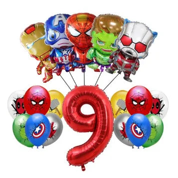 Avengers Marvel Party Decorations SuperHero Theme Tableware Kit Balloon Deco Happy Birthday Banner Supplies for Boys Favors Gift