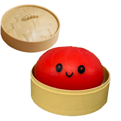 Glitter dumpling squishies Glitter Dumpling Squishy with Box Dumplings Sensory Dumpling Pressure Toy for Stress Relief