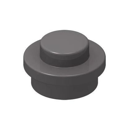 100PCS PLATE 1X1 ROUND Compatible With 4073 Round & Angles MOC Self-Locking Bricks Building Blocks Toys Accessories