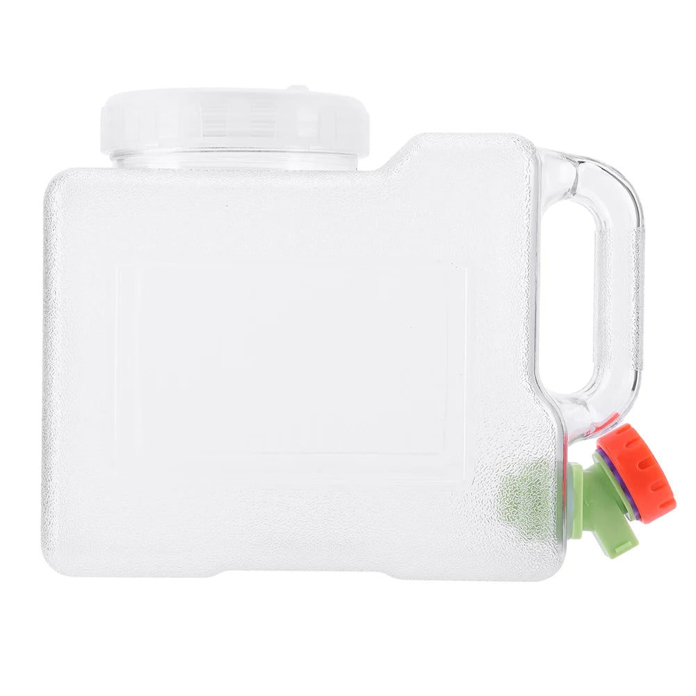 15-3L Portable Water Container with Spigot Water Storage Carrier Water Storage Container for Outdoor Camping Picnic Water Bottle