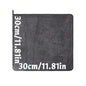 Dark gray car microfiber towel, oversized strong absorbent car wash cloth, high-efficiency cleaning wipe cloth