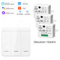 Tuya WiFi Smart Switch RF 433Mhz Wireless Switch 86 Wall Panel Mini Relay Module Smart Home Gadgets Voice for Alice Alexa Google