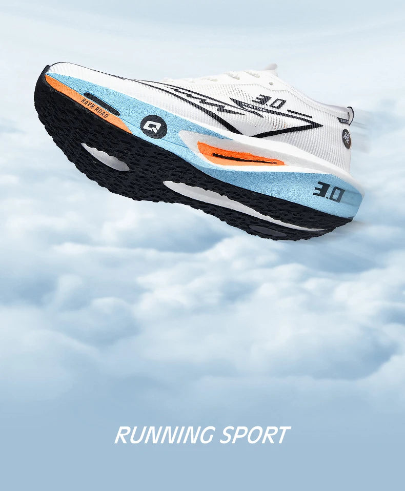 Couple Breathable Mesh Carbon Board Shoes, Student Sports Exam Shoes, Chunta Ultra Light Rebound Marathon Running Shoes