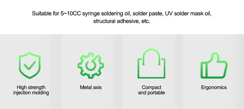 RELIFE RL-062D Labor-Saving 5-10CC New Solder Paste Booster UV Solder Mask Ink Welding Oil Pusher for Motherboard Repair Tools