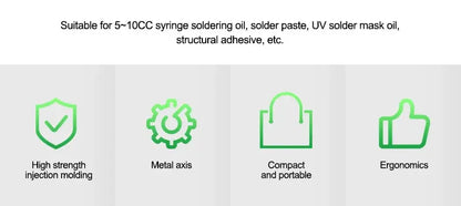 RELIFE RL-062D Labor-Saving 5-10CC New Solder Paste Booster UV Solder Mask Ink Welding Oil Pusher for Motherboard Repair Tools