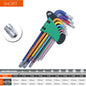 Allen Key Set L Wrench Kit For Allen Screw 9PCS Long Arm Hex Key Set 1.5mm To 10mm Hexagon Spanner Hand Tools For Bicycle Repair