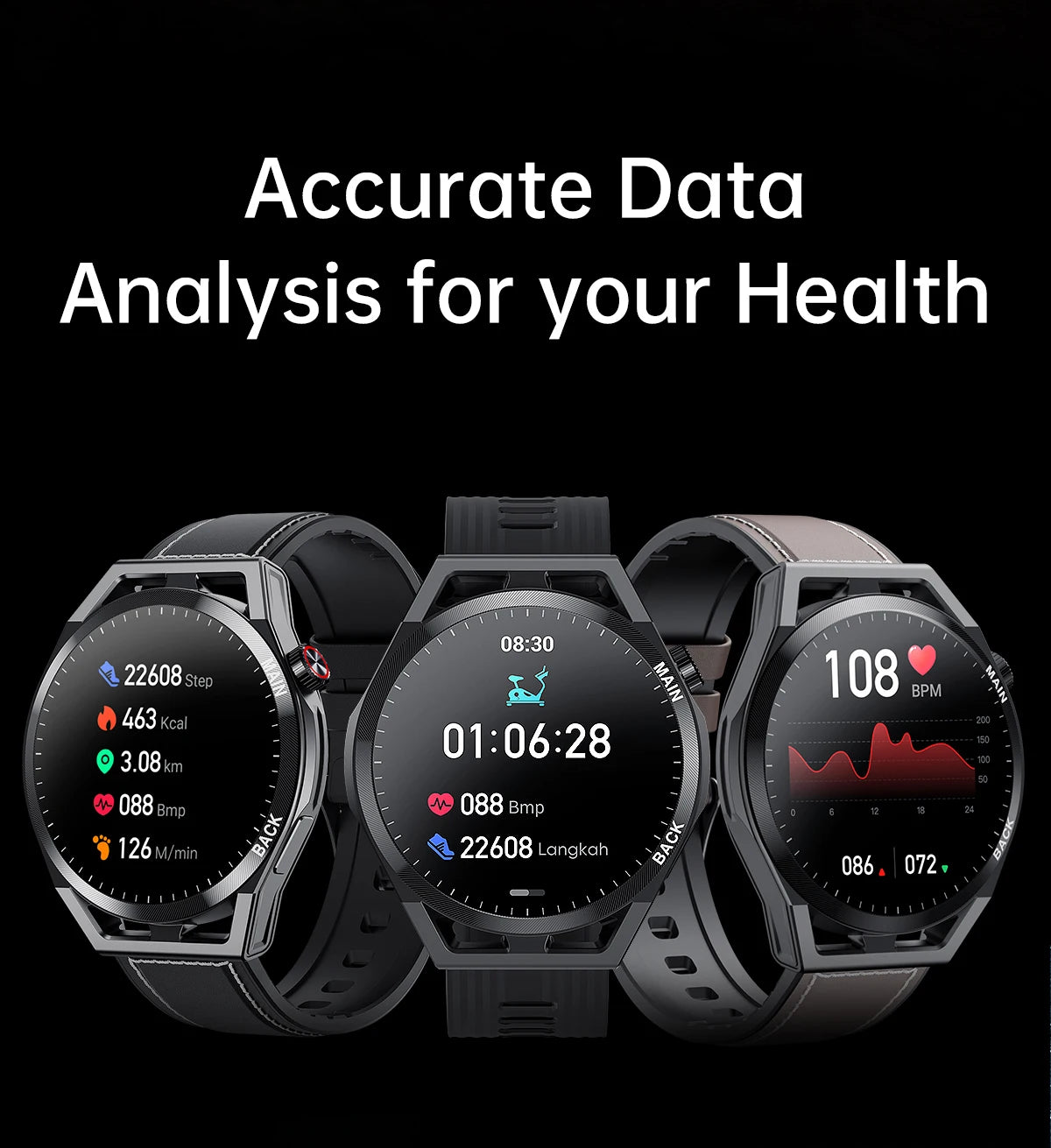 LIGE NFC 2026 New Ultra Military Smart Watch Men 1.32" IPS IP67 Waterproof ECG Smartwatch   For iOS Android Sports Smart Watches